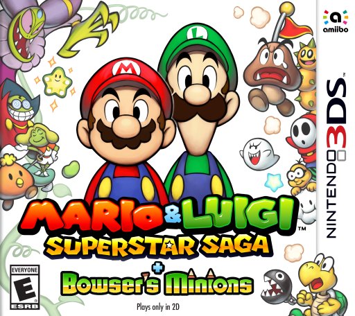 Mario _ Luigi: Superstar Saga + Bowser's Minions box art
