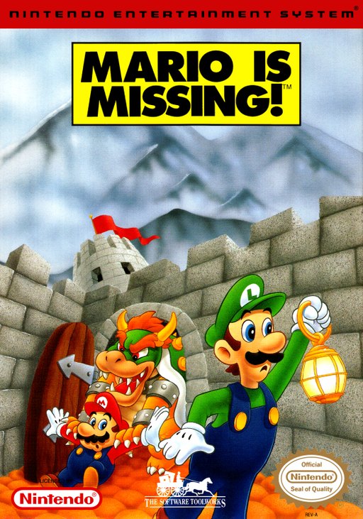 Mario is Missing! box art