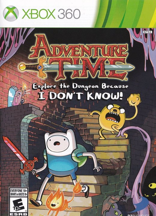 Adventure Time: Explore The Dungeon Because I Don't Know! box art