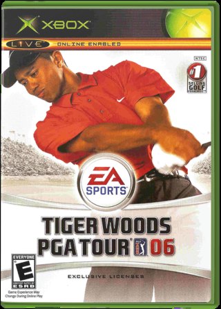 Tiger Woods PGA Tour 06 box art