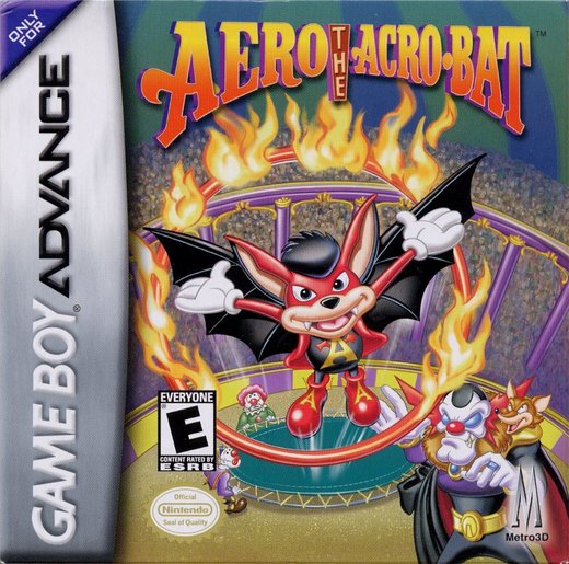 Aero the Acro-Bat box art