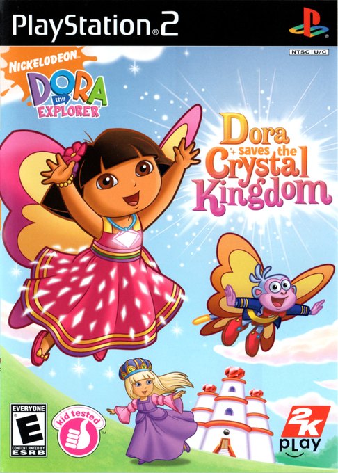 Nickelodeon Dora the Explorer: Dora Saves the Crystal Kingdom box art