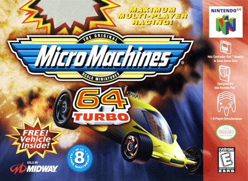 Micro Machines 64 Turbo box art