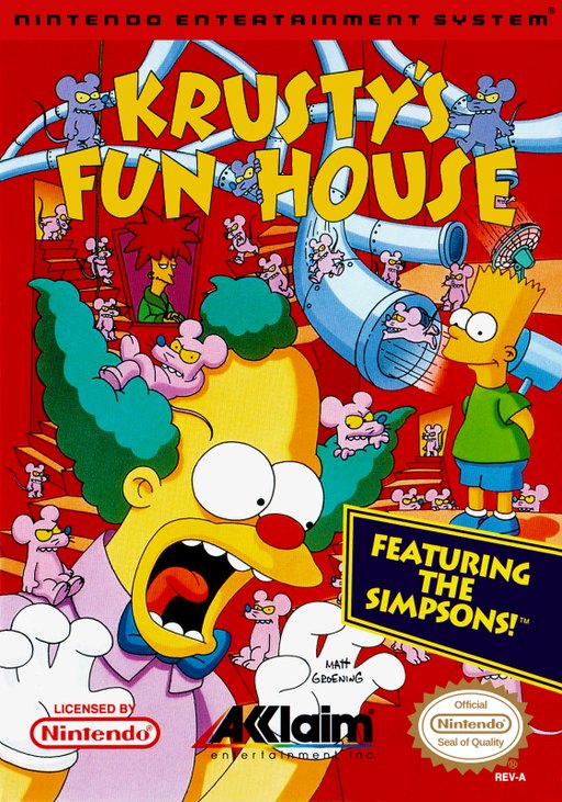 Krusty's Fun House box art