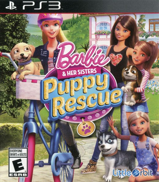 Barbie & Her Sisters: Puppy Rescue box art