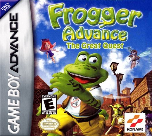 Frogger Advance: The Great Quest box art