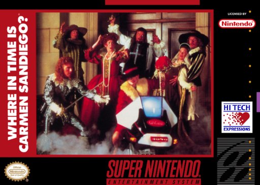 Where in Time is Carmen Sandiego box art
