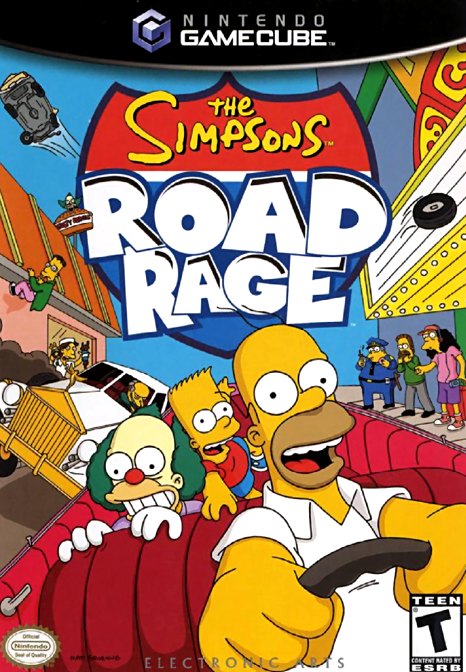 The Simpsons: Road Rage box art