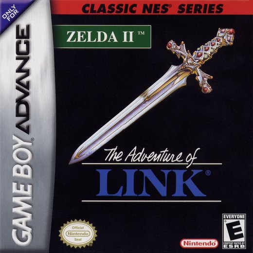 Classic NES Series: Zelda II: The Adventure of Link box art