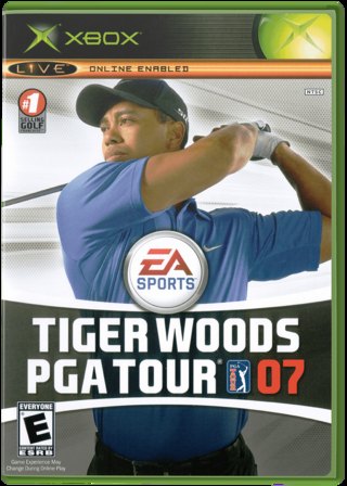 Tiger Woods PGA Tour 07 box art