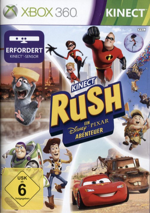 Kinect Rush: A Disney Pixar Adventure box art