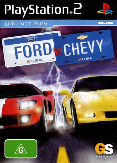 Ford vs. Chevy box art