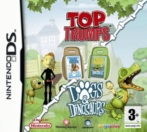 Top Trumps: Dogs _ Dinosaurs box art