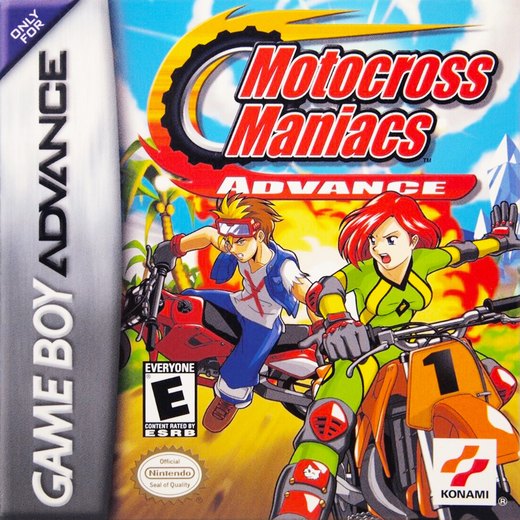 Motocross Maniacs Advance box art