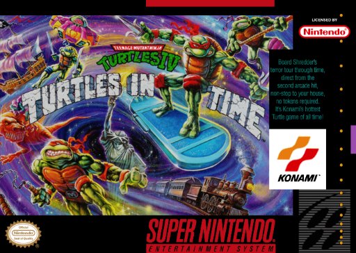 Teenage Mutant Ninja Turtles IV: Turtles in Time box art