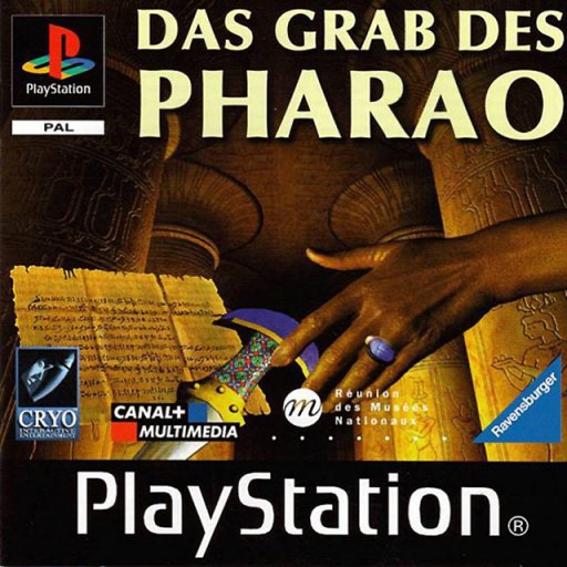 Grab des Pharao, Das box art
