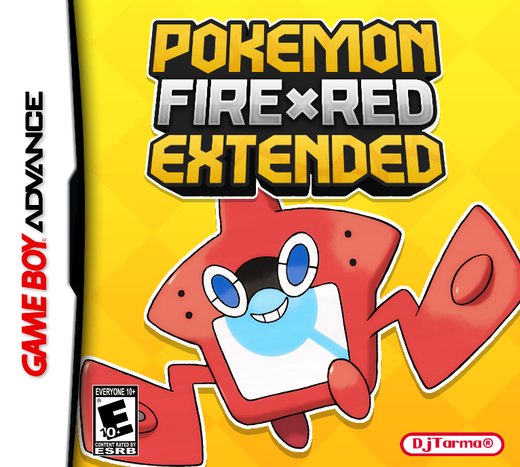 Pokémon Fire Red Extended box art