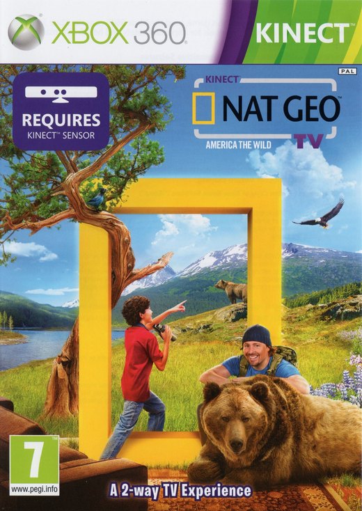 Kinect Nat Geo TV: America the Wild box art