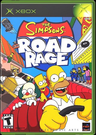 The Simpsons: Road Rage box art