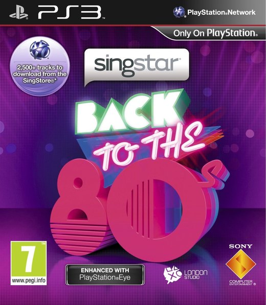 SingStar: Back to the 80s box art