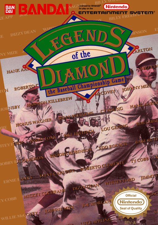 Legends of the Diamond: The Baseball Championship Game box art