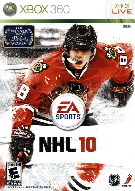 NHL 10 box art