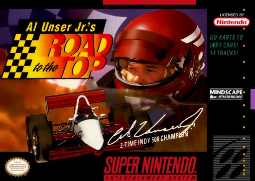 Al Unser Jr.'s Road to the Top box art