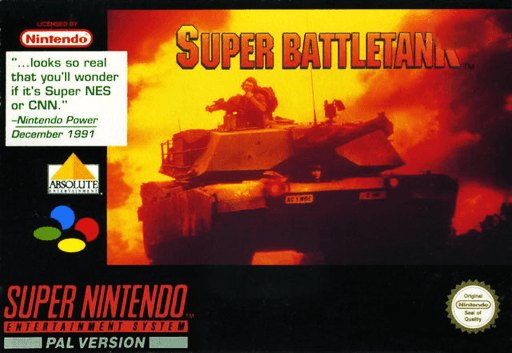 Garry Kitchen's Super Battletank box art
