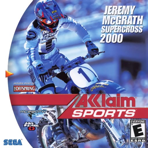 Jeremy McGrath Supercross 2000 box art