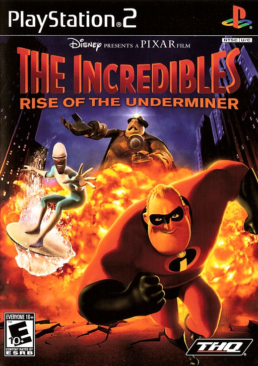 Disney-Pixar The Incredibles: Rise of the Underminer box art