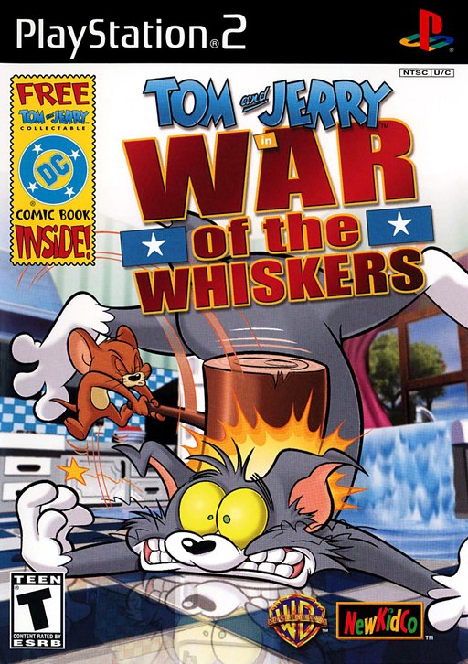 Tom and Jerry in War of the Whiskers box art