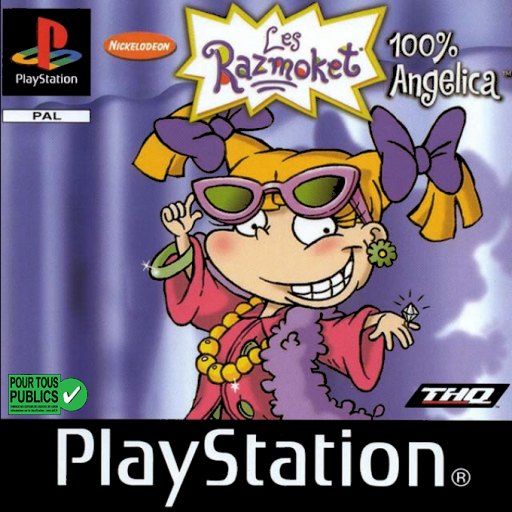 Nickelodeon Les Razmoket: 100% Angelica box art