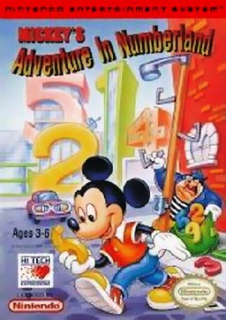 Mickey's Adventure in Numberland box art