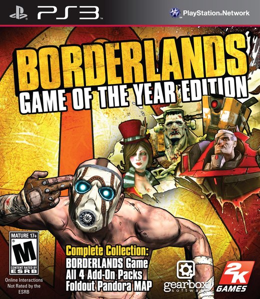 Borderlands: Game of the Year Edition box art