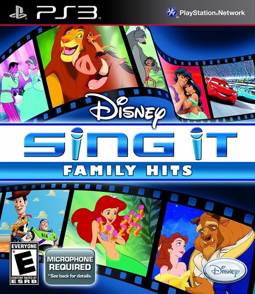 Disney Sing It: Family Hits box art