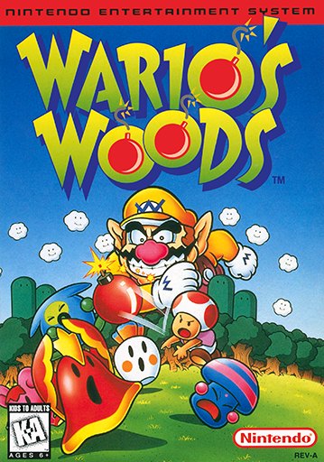 Wario's Woods box art