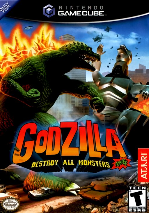 Godzilla: Destroy All Monsters Melee box art