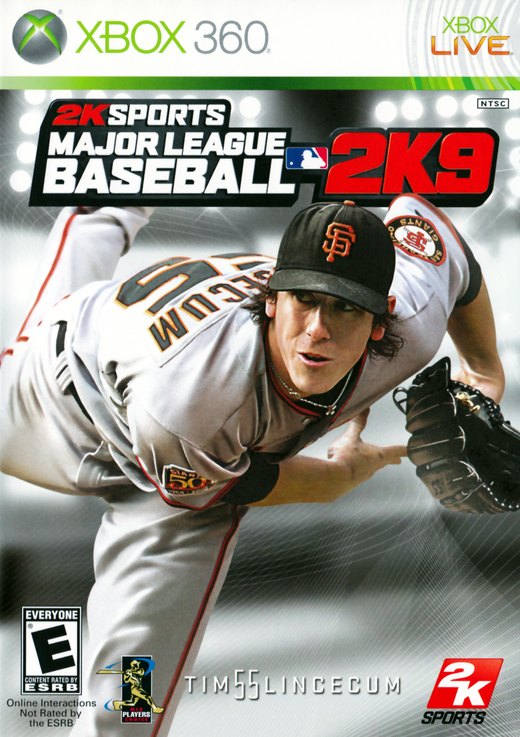 Major League Baseball 2K9 box art