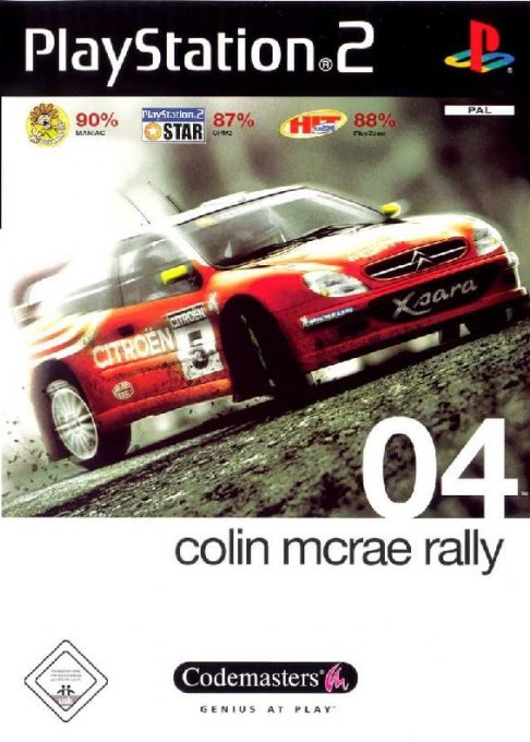 Colin McRae Rally 04 box art