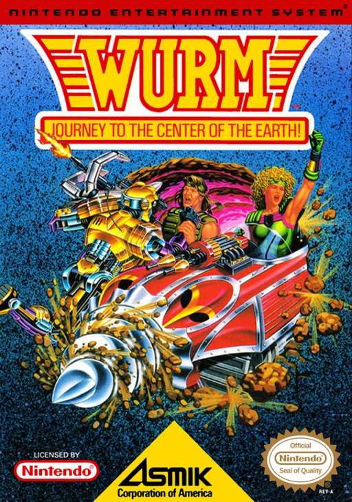 Wurm: Journey to the Center of the Earth! box art