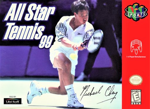 All Star Tennis 99 box art