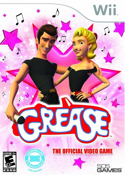Grease: The Official Video Game box art