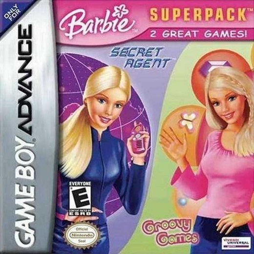 Barbie Superpack: Secret Agent Barbie & Barbie: Groovy Games box art