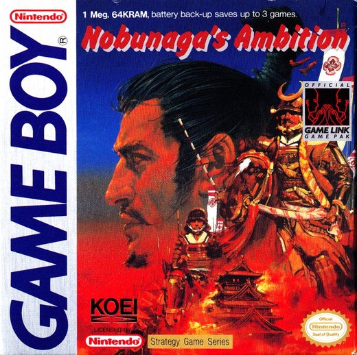 Nobunaga's Ambition: Game Boy Version box art