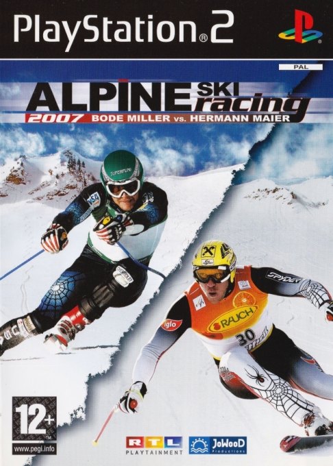 Alpine Ski Racing 2007: Bode Miller vs. Hermann Maier box art