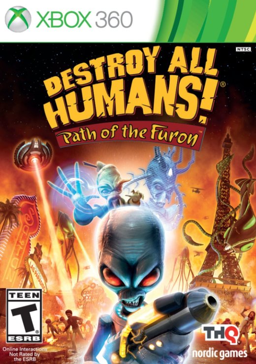 Destroy All Humans! Path of the Furon box art