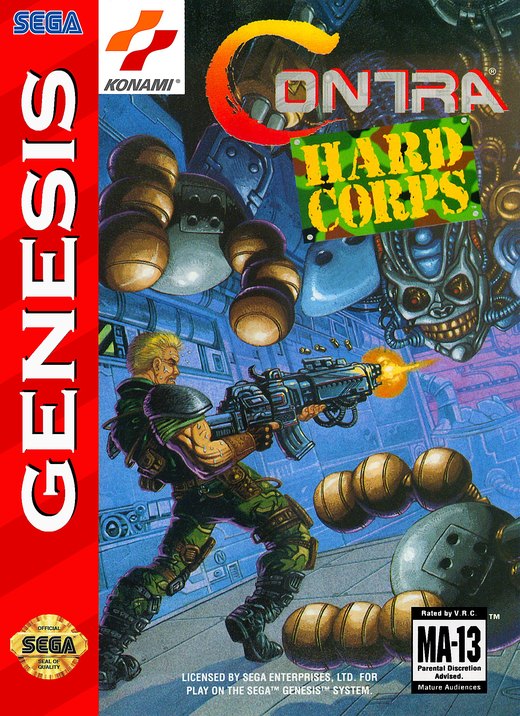 Contra: Hard Corps box art