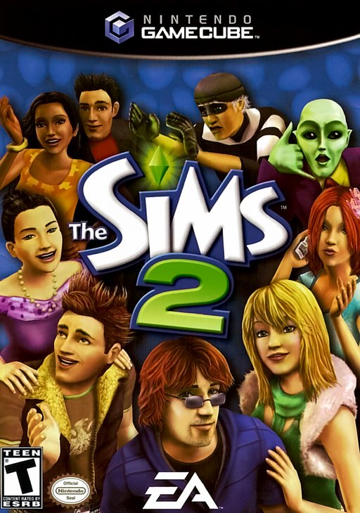 The Sims 2 box art