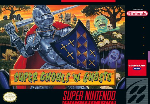 Super Ghouls 'N Ghosts box art
