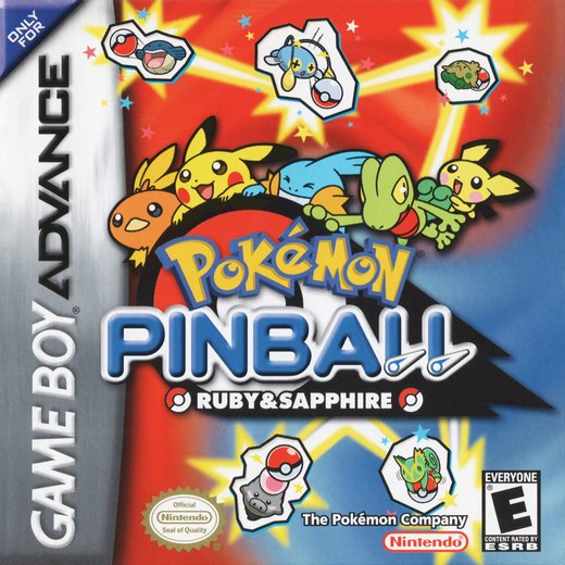 Pokémon Pinball: Ruby & Sapphire box art